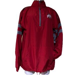 NEW Ohio State OSU Buckeyes Colosseum Athletics 1/4 Zip Pullover Jacket Womens M
